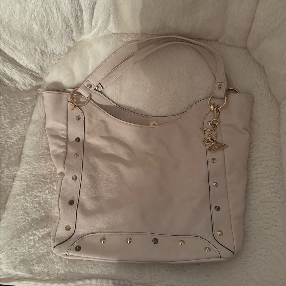 Jessica Simpson Shoulder Bag with Gold Details